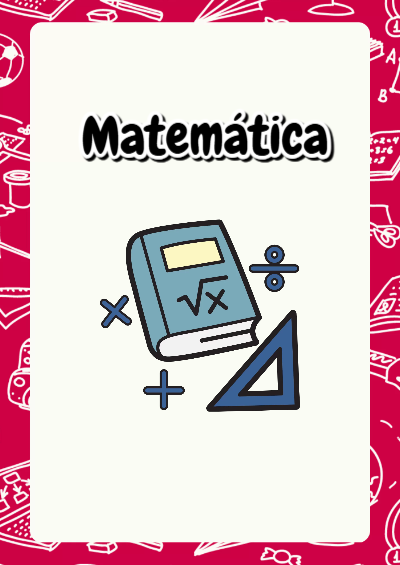 Portada de Matemática Editable para Imprimir Gratis