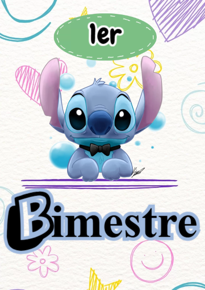 Portada de 1er primer bimestre Editable para Imprimir Gratis