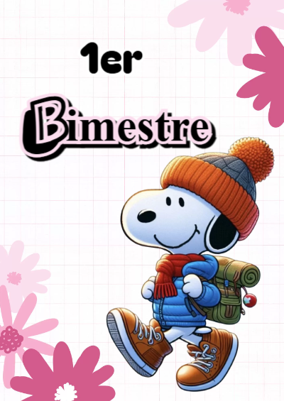 Portada de 1er primer bimestre Editable para Imprimir Gratis
