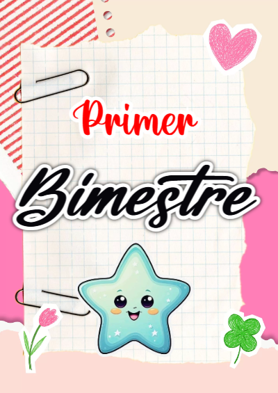 Portada de 1ER primer bimestre Editable para Imprimir Gratis