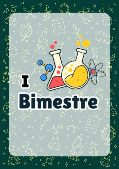 Portada de 1er primer bimestre quimica Editable para Imprimir Gratis