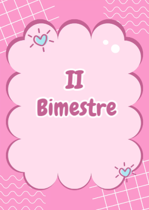 Portada de Portada de 2do segundo bimestre Editable para Imprimir Gratis para cuaderno para niños de primaria - perfecto para organizar tus apuntes