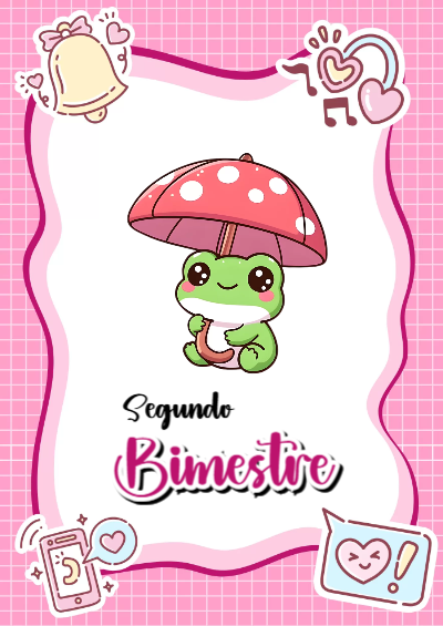 Portada de 2do segundo bimestre kawaii Editable para Imprimir Gratis