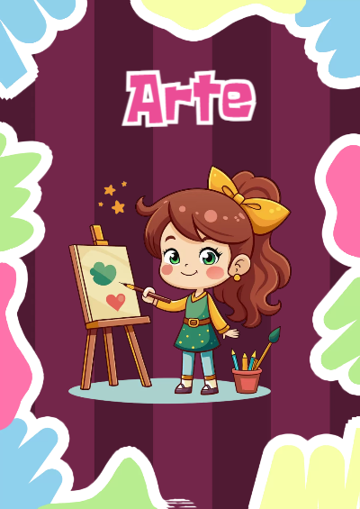 Portada de Arte Editable para Imprimir Gratis