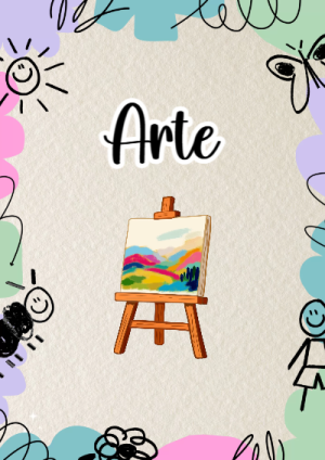 Portada de Portada de Arte Editable para Imprimir Gratis para cuaderno lista para imprimir en A4 - para el regreso a clases