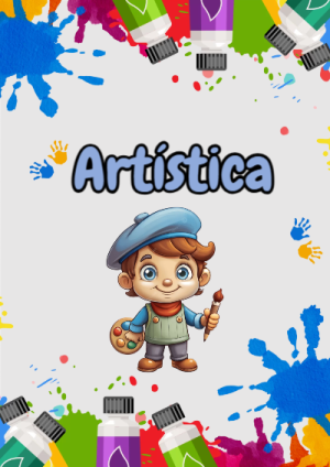 Portada de Portada de Artistica Editable para Imprimir Gratis para cuaderno personalizada para imprimir - para el regreso a clases