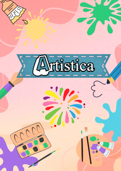 Portada de Artistica Editable para Imprimir Gratis