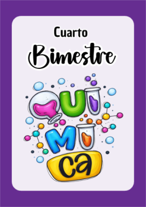 Portada de Cuarto Bimestre Editable para Imprimir Gratis