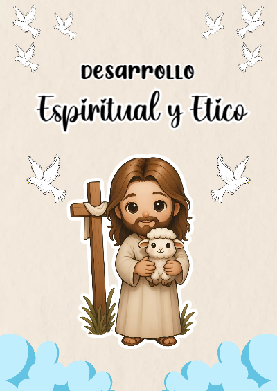 Portada de Desarrollo Espiritual y Ético Editable para Imprimir Gratis