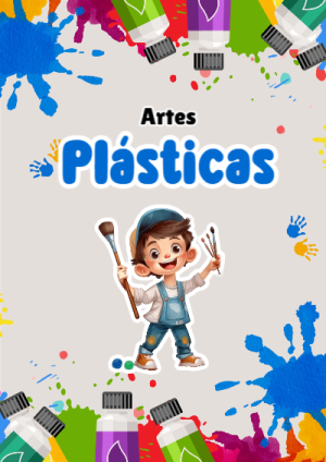 Portada de Portada de Portada de Artes Plasticas Editable para Imprimir Gratis Editable para Imprimir Gratis para cuaderno llamativa y bonita - creación especial de Mini Canva