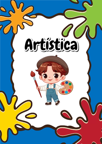 Portada de Portada de Artística Editable para Imprimir Gratis Editable para Imprimir Gratis