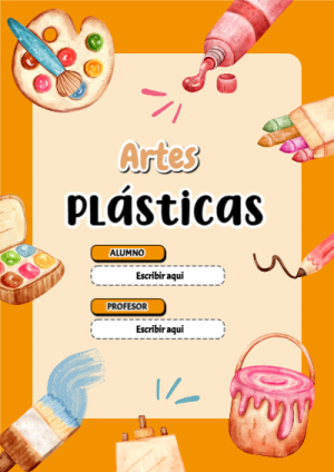 Portada de Portada de Portada de Portada de Artes plasticas Editable para Imprimir Gratis Editable para Imprimir Gratis Editable para Imprimir Gratis para cuaderno con estilo infantil - diseño escolar moderno