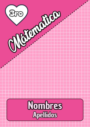 Portada de Portada de Portada de Portada de Rosado Editable para Imprimir Gratis Editable para Imprimir Gratis Editable para Imprimir Gratis para cuaderno con estilo infantil - estilo único para estudiantes