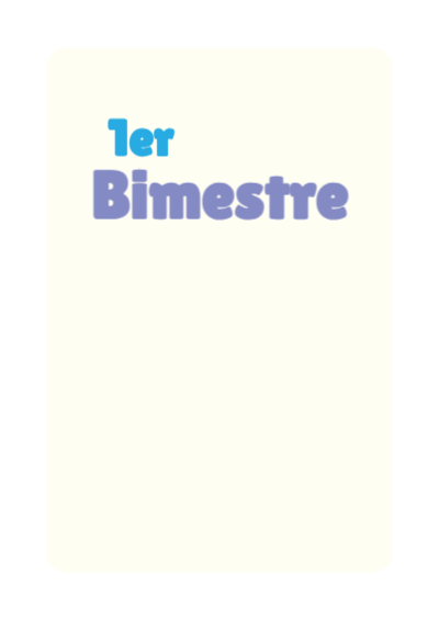 Portada de Primer Bimestre Editable para Imprimir Gratis