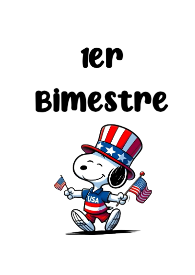 Portada de Primer Bimestre Editable para Imprimir Gratis
