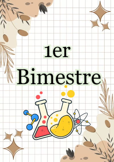 Portada de primer bimestre Editable para Imprimir Gratis