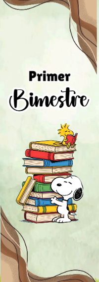 Portada de Primer Bimestre Editable para Imprimir Gratis
