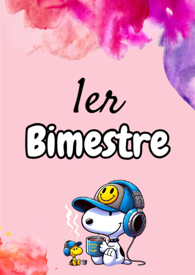 Portada de primer bimestre Editable para Imprimir Gratis
