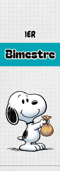 Portada de Primer Bimestre Snoopy Editable para Imprimir Gratis