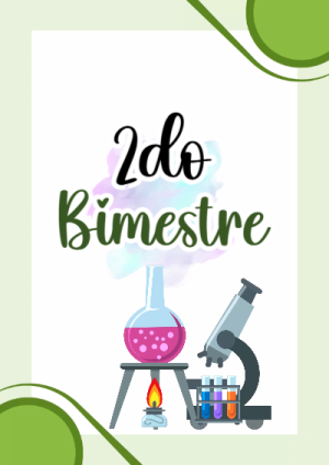 Portada de Portada de segundo bimestre Editable para Imprimir Gratis para cuaderno para clases - versión premium para imprimir