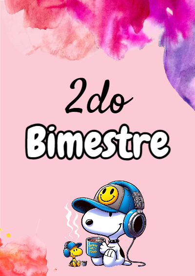 Portada de segundo bimestre Editable para Imprimir Gratis