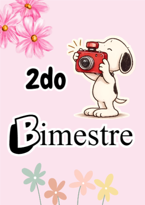 Portada de Portada de segundo bimestre Editable para Imprimir Gratis para cuaderno escolar creativa - ideal para el nuevo año escolar