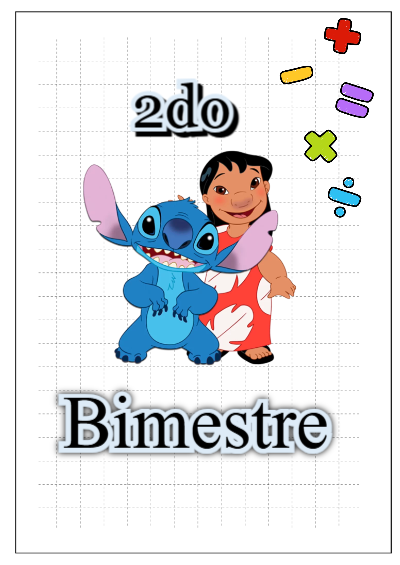 Portada de SEGUNDO BIMESTRE Editable para Imprimir Gratis
