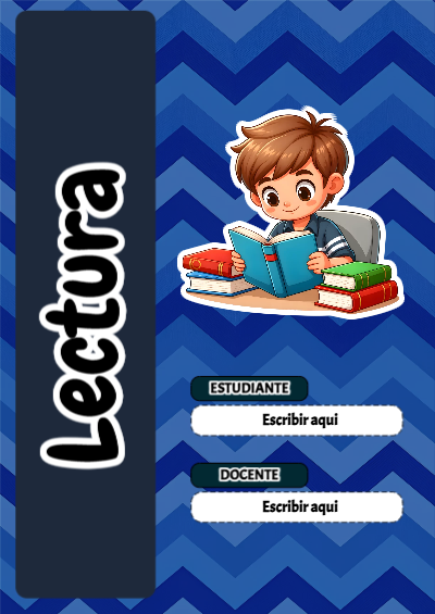 Portada de Lectura Editable para Imprimir Gratis