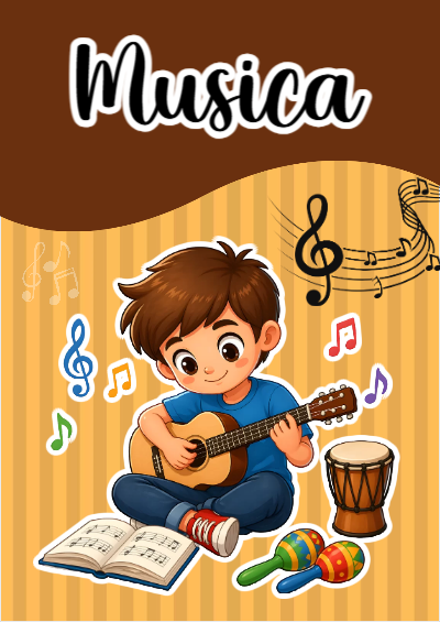 Portada de Musica Editable para Imprimir Gratis