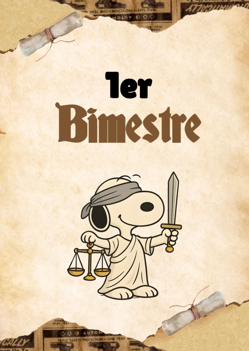 Portada de Primer Bimestre para cuaderno para niños de primaria - diseño escolar moderno