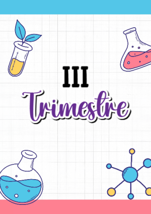 Portada de Primer Trimestre de 1er primer trimestre para cuaderno decorativa y bonita - ideal para el nuevo año escolar