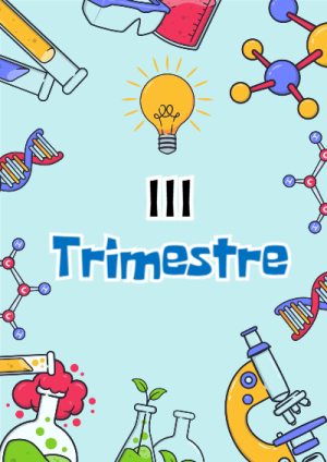 Portada de Primer Trimestre de 1er primer trimestre para cuaderno lista para imprimir en A4 - para todas las edades y grados