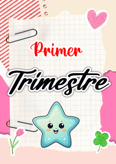 Portada de Primer Trimestre de 1ER primer trimestre Editable para Imprimir Gratis