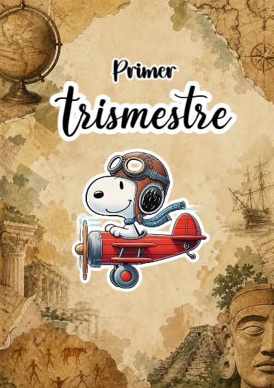Portada de Primer Trimestre de 1er segundo bimestre Editable para Imprimir Gratis
