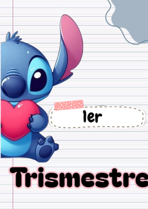 Portada de Primer Trimestre de 2DO SEGUNDO BIMESTRE para cuaderno para clases - perfecto para organizar tus apuntes