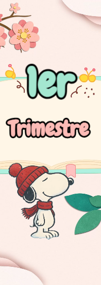 Portada de Primer Trimestre de Primer Trimestre de Primer Trimestre de snoopy Editable para Imprimir Gratis