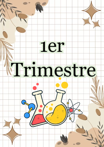 Portada de primer trimestre Editable para Imprimir Gratis