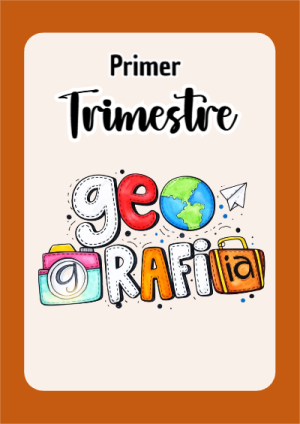 Portada de Primer Trimestre para cuaderno con estilo infantil - para todas las edades y grados