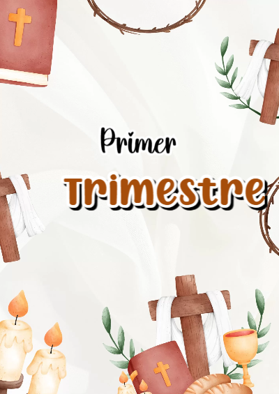 Portada de Primer Trimestre Editable para Imprimir Gratis