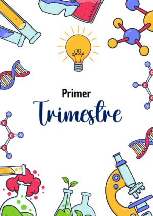 Portada de Primer Trimestre para cuaderno ideal para niños - ideal para cuadernos de espiral