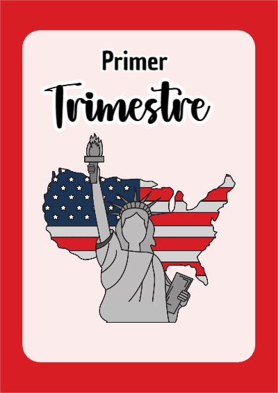 Portada de Primer Trimestre Editable para Imprimir Gratis