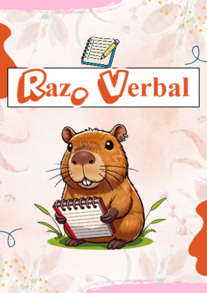 Portada de razonamiento verbal para cuaderno ideal para niños - tendencia educativa 2026