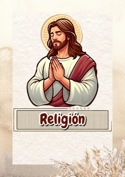 Portada de RELIGION Editable para Imprimir Gratis