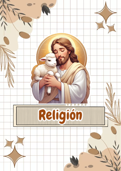 Portada de RELIGION Editable para Imprimir Gratis