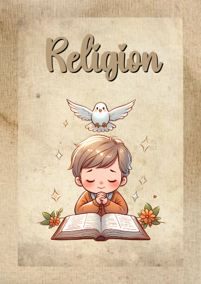 Portada de Religion Editable para Imprimir Gratis