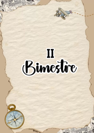 Portada de Segundo 2do bimestre para cuaderno bonita para imprimir - creación especial de Mini Canva