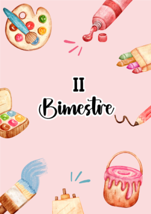 Portada de Segundo 2do bimestre para cuaderno para primaria - para el regreso a clases
