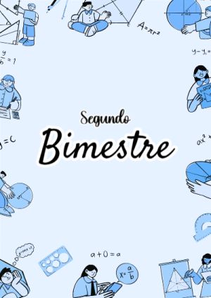 Portada de Segundo 2do bimestre para cuaderno con estilo creativo - tendencia educativa 2026
