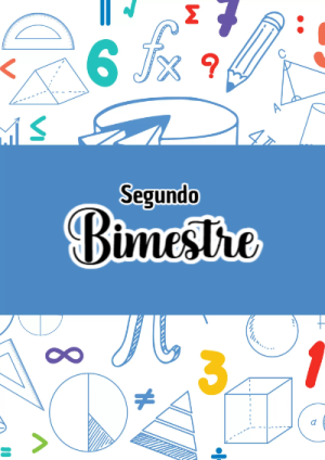 Portada de Segundo Bimestre para cuaderno con diseño bonito - disponible para descarga gratuita