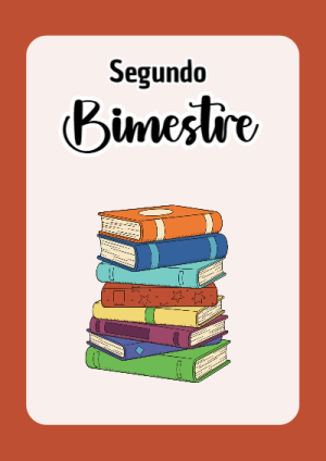 Portada de Segundo Bimestre para cuaderno llamativa y bonita - versión premium para imprimir